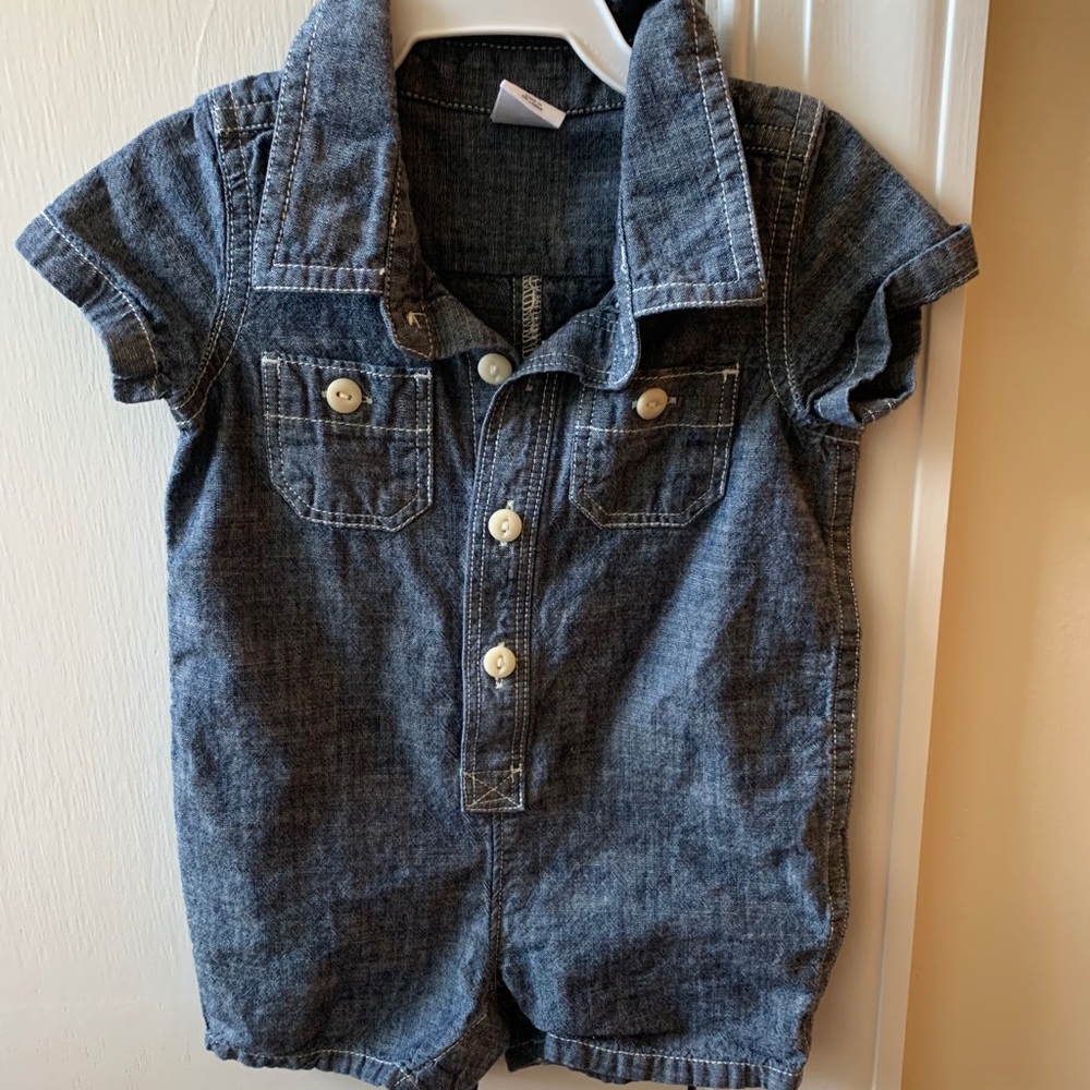 Baby Gap Denim short sleeve one piece